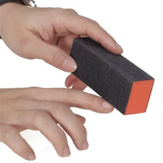 Nail Block Art Manicure 3 Ways Shiner Sanding File Nail Buffer