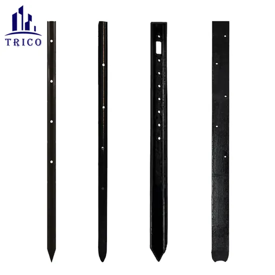 Concrete Forms Steel Round Nail Stake /Square/Flat Steel Nail Stakes with Holes