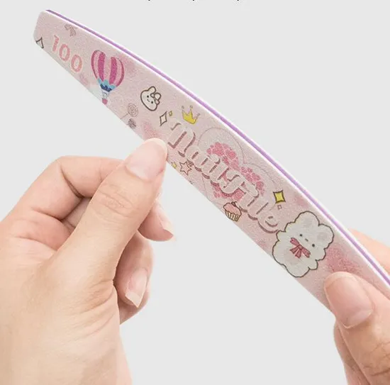 100/180 Grit Sponge Buffer Printing Other Nail Polishing File Manicure and Pedicure Supplies Nails Art Tools