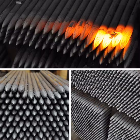 Construction Concrete Form Nail Stake 3/4" Square/Round /Flat Steel Nail Stake