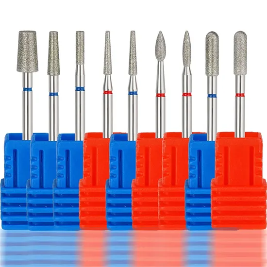 Wholesale High Diamond Nail Drill Bits Stainless Steel Carbide Cuticle Remover Nail Art Professional Use for Drill Machine 