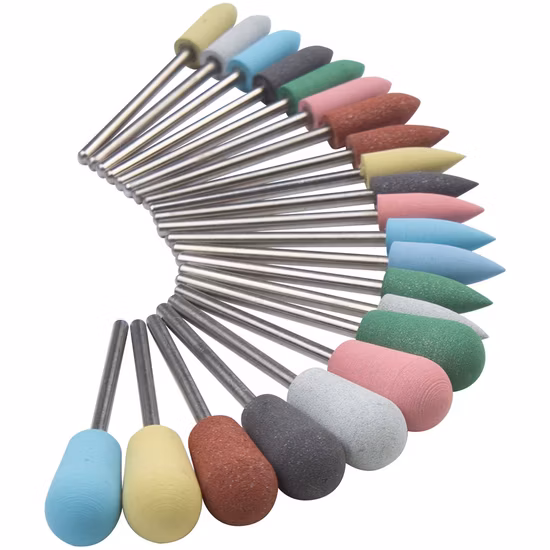 Silicone Nail Drill Grinding Bit for Nail Polishing