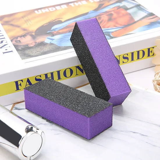 Nail Art Black Sand File Jumping Tofu Block Black Sand File High Elastic Tofu Block Black Sand Nail File Black Sand Nail File 