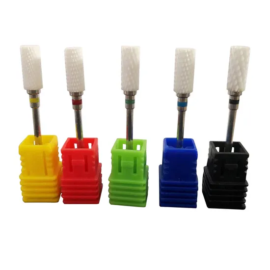 Ceramic Nail Art Polish Drill Bits Peeling Grinding Head Ceramic Nail Drill Bits 