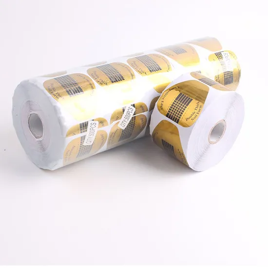 Acrylic Nail Forms Gold Horseshoe Nail Extension Tips Form Sticker for Nail DIY Enthusiasts and Learners 