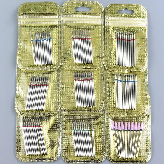 10PCS Nail Drill Machine Replacement Accessories for Dead Skin Remove Diamond Nail Drill Bits Set 
