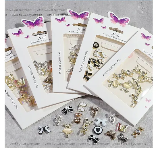 Nail Alloy Ornaments New Light Luxury Nail Ornaments Nail Diamond Decoration 